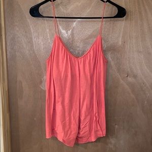 Spaghetti strap pink top